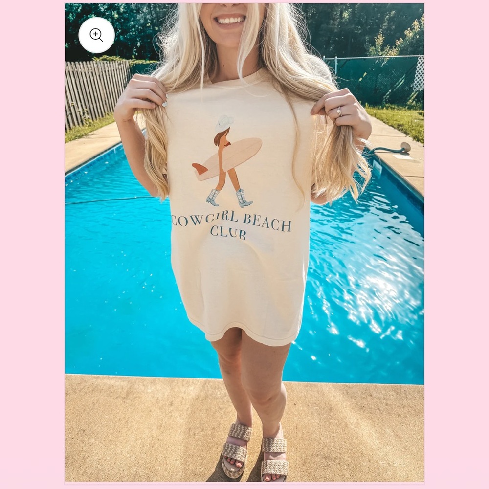 Cowgirl Beach Club Tee